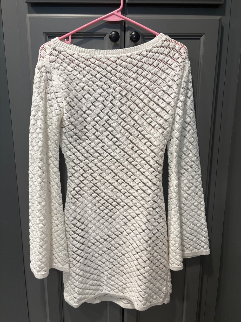 Meshki white mini dress